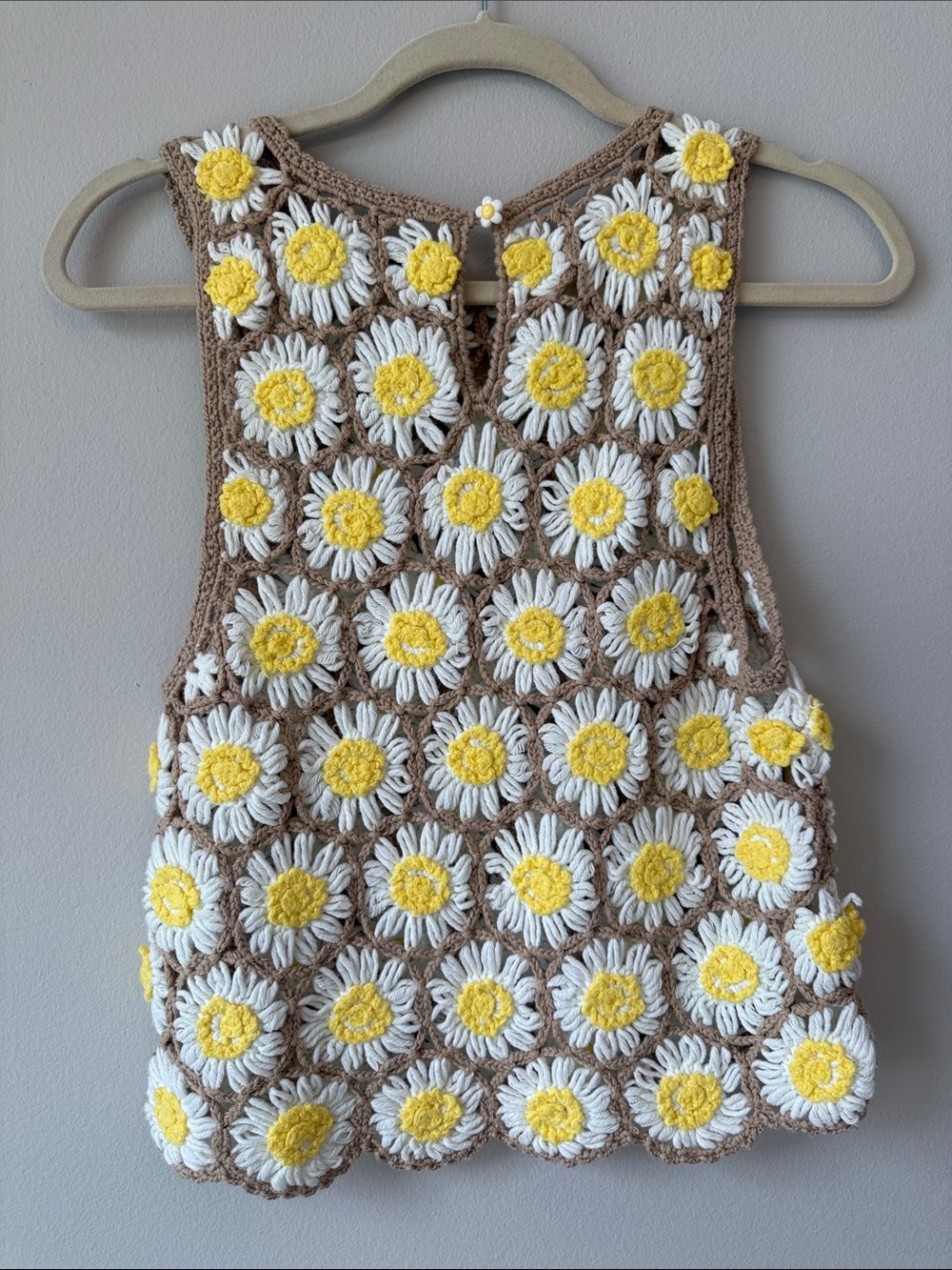 Alice + Olivia Crochet Daisy Tank - Picture 2 of 4